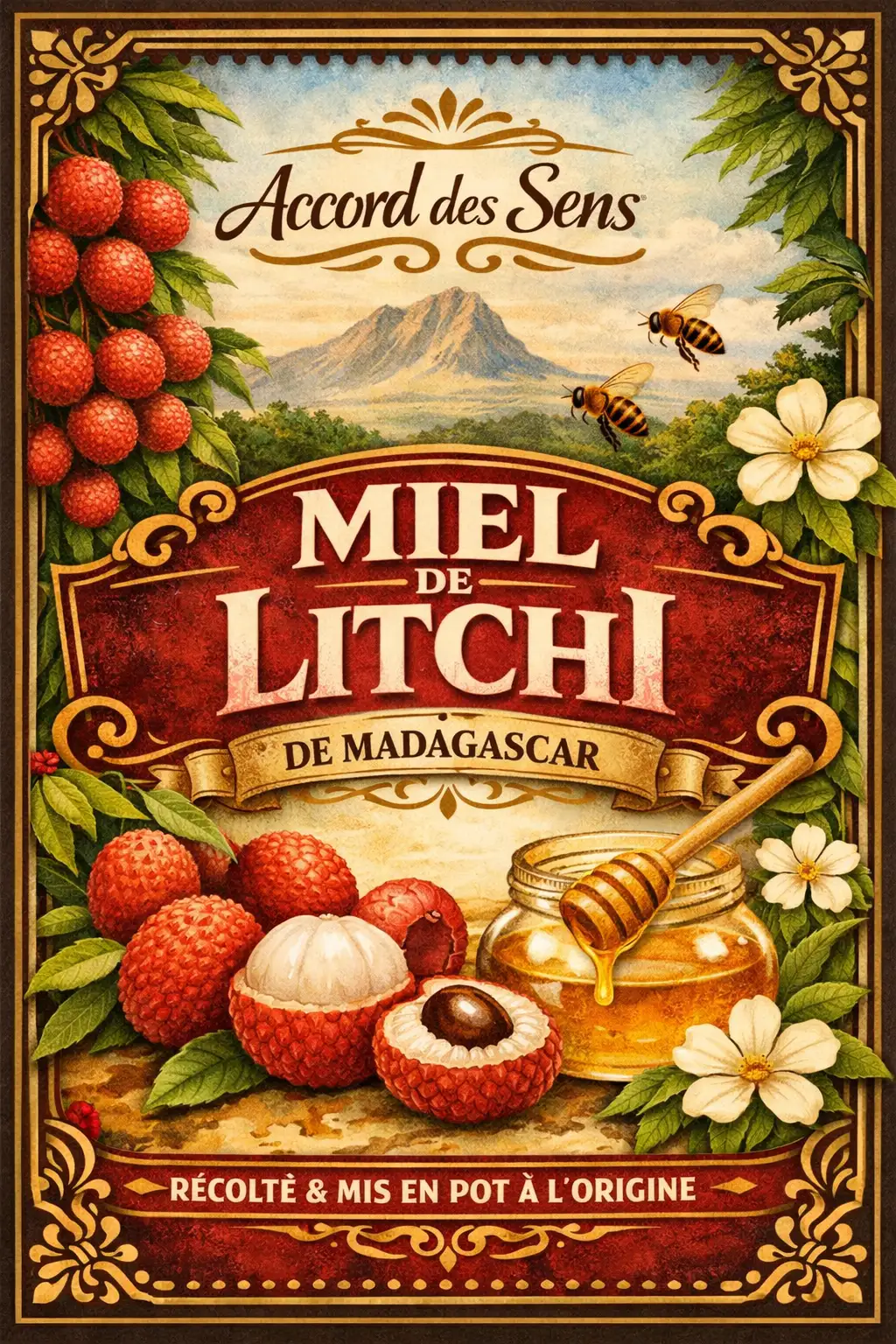 Miel De Litchi 700Gr — Epicerie Fine